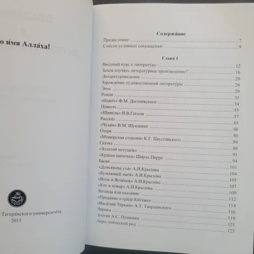 کتاب درآمدی بر ادبیات زبان روسی - تالیف دکتر جان اله کریمی مطهر 