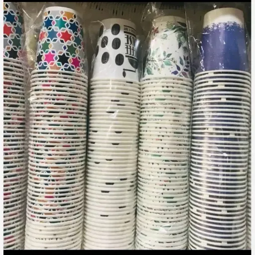 لیوان یکبار مصرف کاغذی 220 میل بسته 50 عددی
