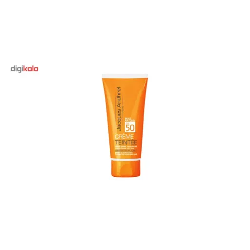 کرم ضد آفتاب رنگی بژ طبیعی ژاک آندرل پاریس SPF50 پوست چرب حجم 50ML