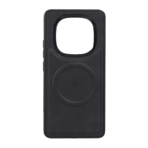 قاب Crystal طرح چرم MagSafe شیائومی مدل Xiaomi Redmi Note 14 Pro 4G