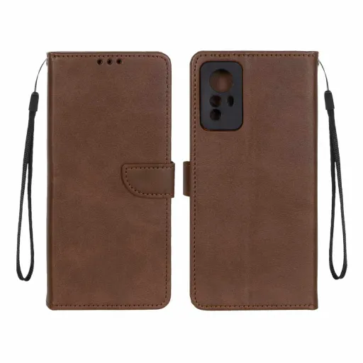 کیف چرمی مگنتی جاکارتی و محافظ لنزدار درجه یک شیائومی مدل Xiaomi Redmi Note 12S رنگ مشکی