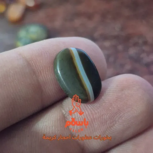 سنگ عقیق سلیمانی نگین عقیق کد 10