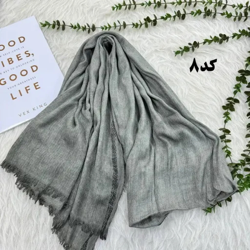 شال پاییزه نخی ضخیم وارداتی زنانه قواره بزرگ 200x85 بدون آبرفت و رنگ رفت گزینه ها کد-8