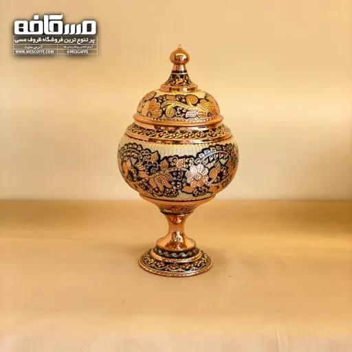 شکلات خوری مسی نقره کوب (کد 324)