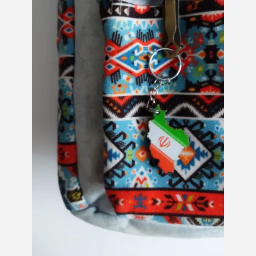 جاکلیدی چوبی با طرح ایران