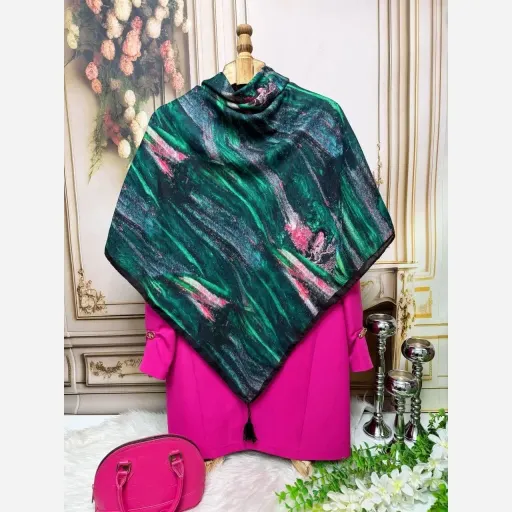 روسری نخ کاستوم جنگل رنگینه