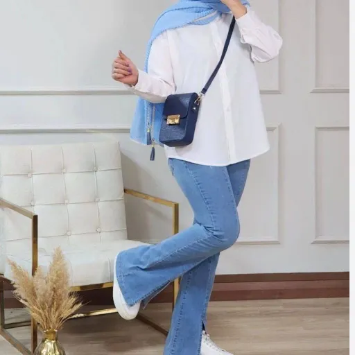 شومیز سفید کاربردی خرید خرید نقد