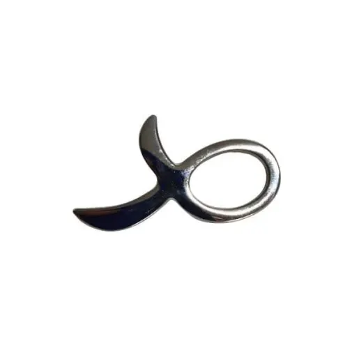 دستگیره کابینت تک پیچ  متاکس مدل DMD02 رنگ کروم براق