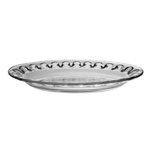 دیس مدل گلایل کد 9550 بسته دو عددی رنگ بی رنگ شفاف