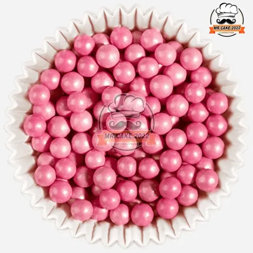 مروارید خوراکی صورتی 40 گرمی