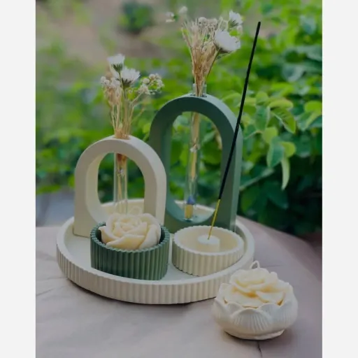 قالب گلجای گنبدی دو سایز  سایز بزرگ و کوچک قالب گلجای کوتاه