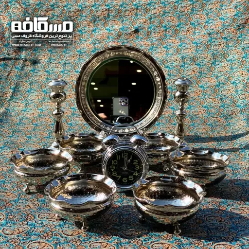 ست هفت سین نقره ای کروم
