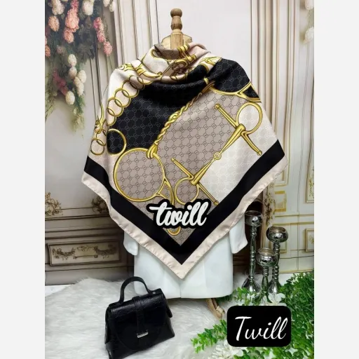 روسری ابریشم توییل گوچی رینگز