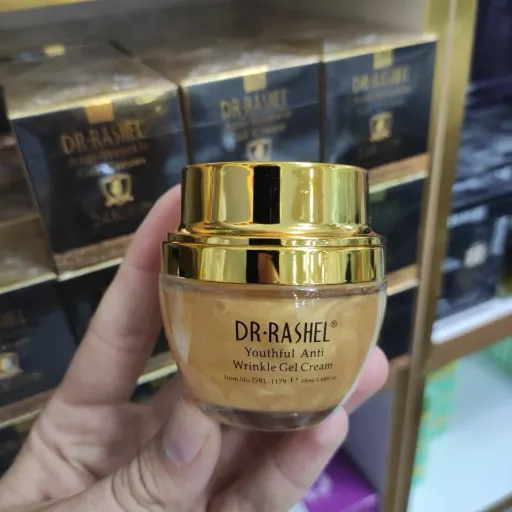 کرم ژل ضد چروک دکتر راشل 24K gold  