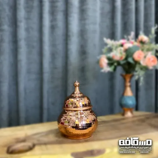 قندان خمره ای بدون پایه مسی نانو