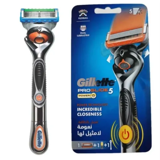 خودتراش ژیلت مردانه 5 تیغ پروگلاید پاور 