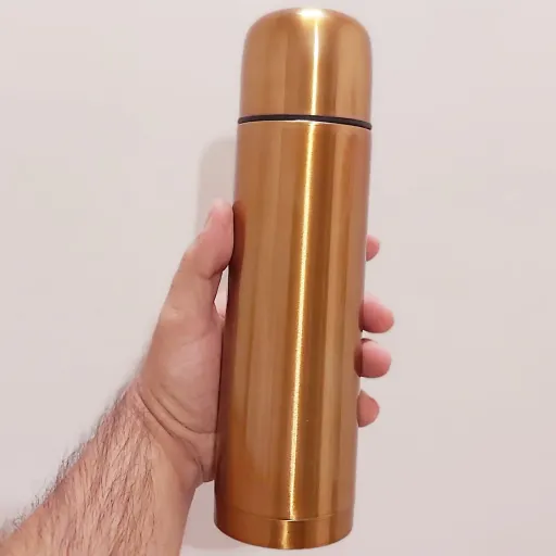 فلاسک نیم لیتری گلد (فلاکس 0.5 لیتری طلایی)رنگ ثابت