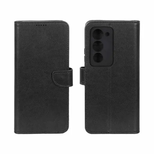 کیف موبایل چرمی جاکارتی محافظ لنزدار شیائومی ردمی 15 - Xiaomi Redmi 15 رنگ قهوه ای