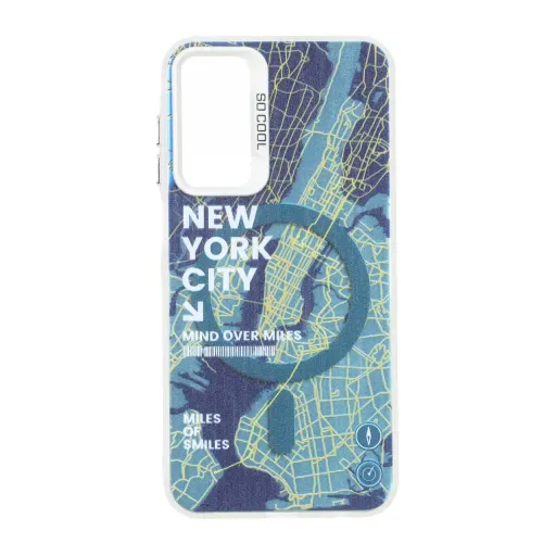 قاب مگ سیف SO COOL طرح New York سامسونگ مدل Samsung Galaxy A15