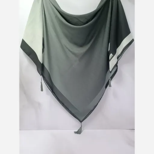 روسری نخ اسلپ طرح طیفی قواره 140 سانتیمتر وارداتی با ایستایی عالی