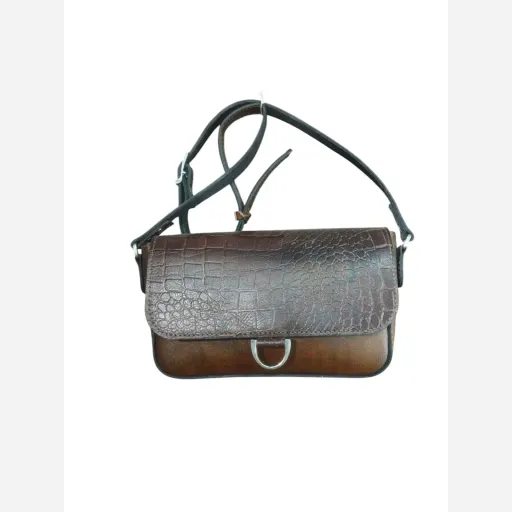 کیف دوشی تمام چرم گاوی کد(k16) اصل مردانه زنانه گزینه ها مشکی ترکیبی ساده و پیتون