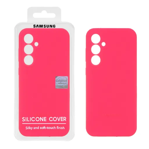 قاب سیلیکونی پاک کنی اورجینال Master Quality مدل Samsung Galaxy S23 FE (پک اصلی) رنگ صورتی فانتزی