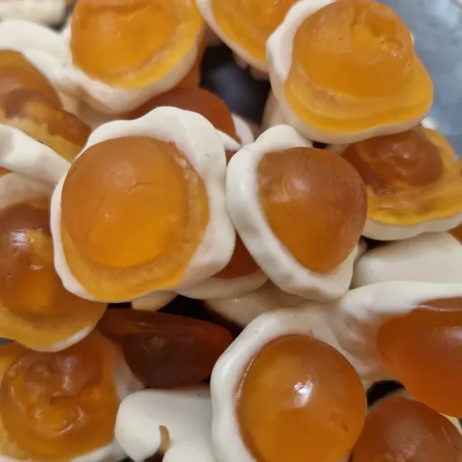 پاستیل طرح نیمرو تخم مرغ خوشمزه 200 گرمی