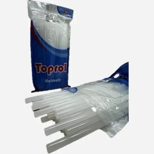 چسب حرارتی تاپ رول قطر 10 میلیمتری(یک سانتی) بسته 1 کیلویی / تک عددی تعداد بسته
