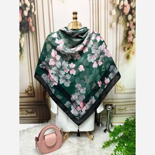 روسری نخ کاستوم دیور گلبرگونه