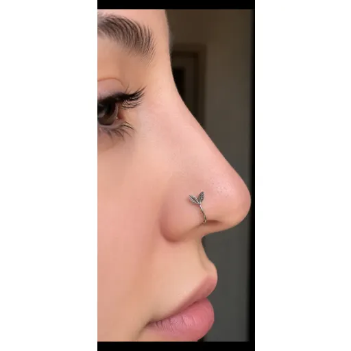 پیرسینگ فیک بینی🍥