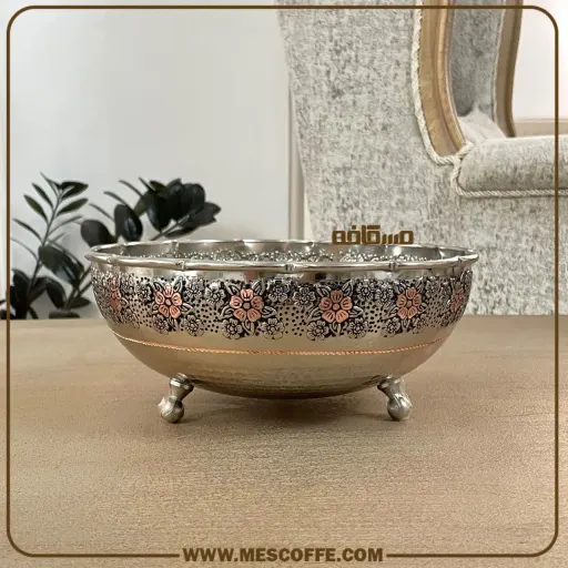 آجیل خوری مسی گل سرخ(کد1898)
