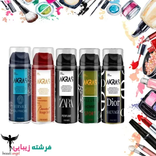 اسپری بدن آکراس طرح جدید ۲۰۰ میل (عمده) akras