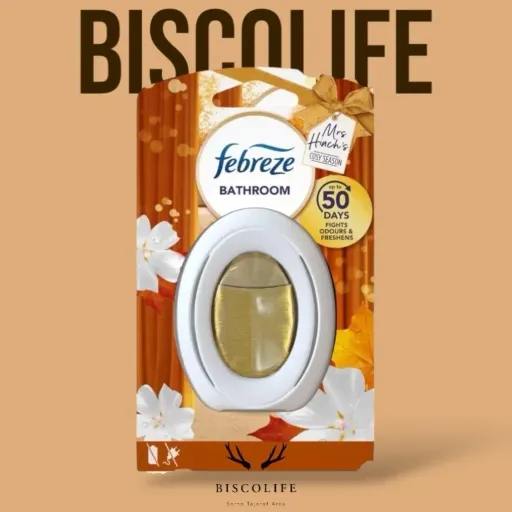 خوشبوکننده حمام و سرویس بهداشتی فبرز Febreze  رایحه گل یاسمن سفید White Jasmine حجم 7.5 میلی