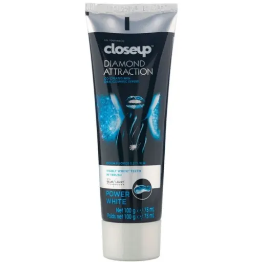 خمیر دندان ژلی سفیدکننده کلوز آپ مدل diamond attention حجم100 گرم Close up whitening gel toothpaste diamond attention m