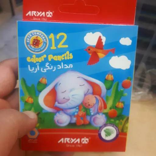مداد رنگی 12 تایی بلند