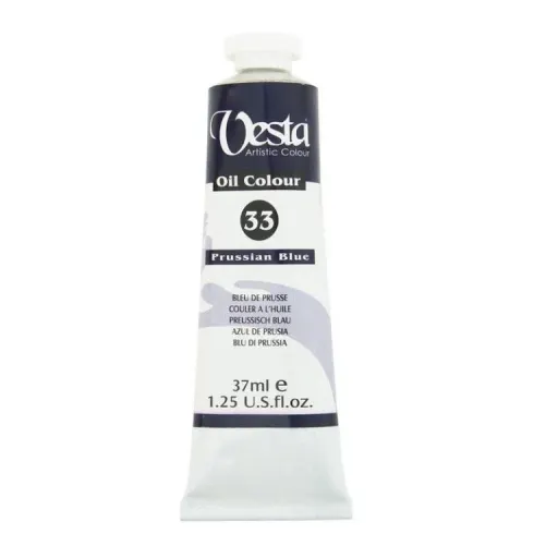 رنگ روغن وستا Prussian Blue 33 حجم 37 میل