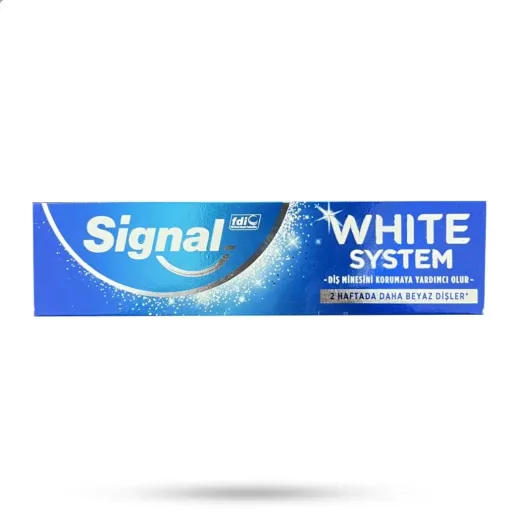 خمیردندان سفید کننده سیگنال مدل White System حجم 75 میل

