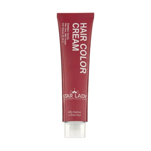 رنگ مو استارلیدی شماره 6.06 حجم 120 میلی لیتر رنگ قهوه ای فندقی متوسط
