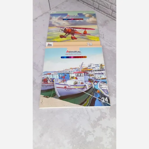 مداد رنگی 24 رنگی آدمیرال Admiral