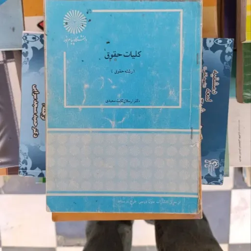 کتاب کلیات حقوق (انتشارات پیام نور ارسلان ثابت سعیدی) متن هر دو کتاب یکی هست و فقط جلد کتاب متفاوت است.