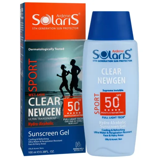 ژل ضد آفتاب SPF50 اسپرت کلیر نیوژن آردن سولاریس