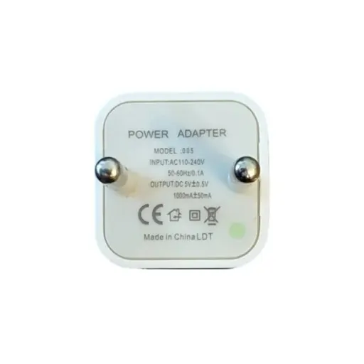 آداپتور شارژر 5 ولت (مناسب پمپ های شارژی و تجهیزات دارای کابل USB آکواریوم) 