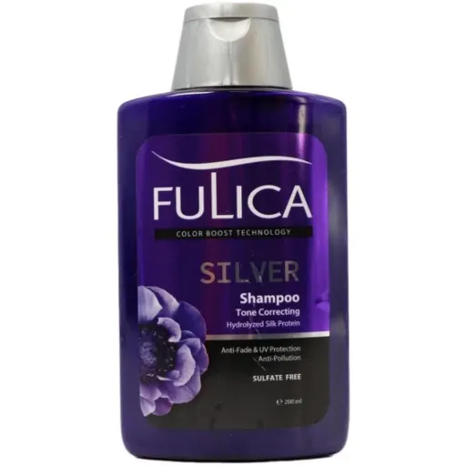 شامپو بنفش سیلور فاقد سولفات ضد زردی مو فولیکا 200 میل FULICA FULICA Hair Shampoo