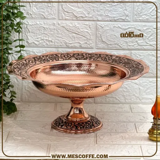 میوه خوری مسی مدل گلبرگ(کد 1560)
