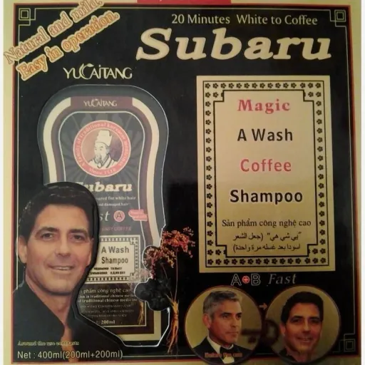 شامپو سوبارو Subaru دوقلو اصل- رنگ مو مشکی