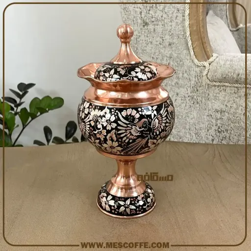 شکلات خوری مسی نقره کوب زنجان(کد2039)