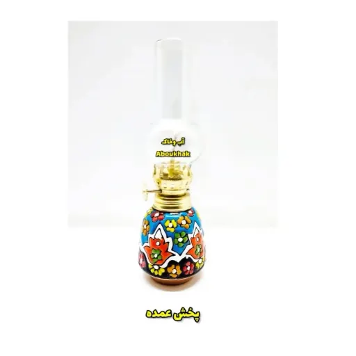چراغ کله قندی سفالی میناکاری