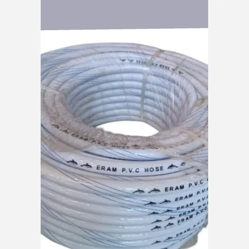 شلنگ گاز سفید 3 لایه درجه 1 (کلاف10 متری) سایز 9میلی متری