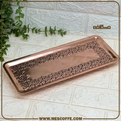 سینی رولت خوری مسی(مدل گلبرگ|کد 1707)