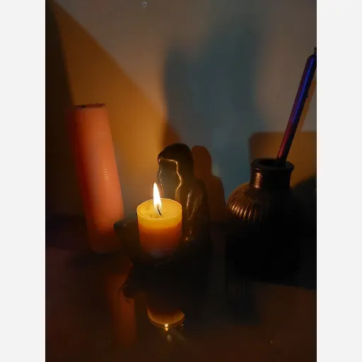 جا وارمر و شمع مدل عزرائیل 1عدد